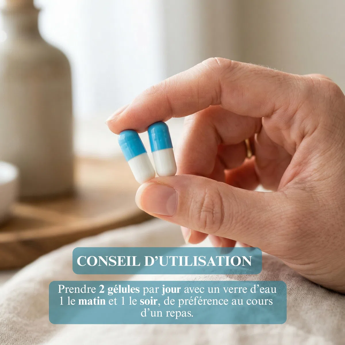 Cortisol Manager – Anti-Stress & Équilibre Mental – Ashwagandha 5% Withanolides, L-Théanine, Magnésium Bisglycinate & Vitamine D3 – Sommeil & Fatigue – 60 Gélules Végan – Cure 1 Mois