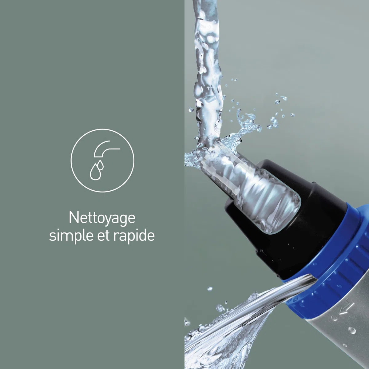 Panasonic - Personalcare ER-GN30-K503 | Tondeuse Multi - NezOreillesSourcils Coupe de précision Alimentation sans fil Fonctionne avec piles Wet & Dry Noir
