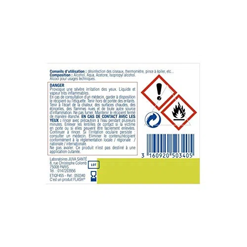 Mercurochrome - Alcool À 90° Modifié, 100Ml - Lot De 4 - Livraison Rapide En France - Prix Par Lot