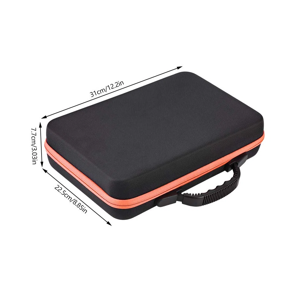 60 Compartiments Boîte Huile Essentielle, Sac de Rangement d'Huile Essentielle en EVA Imperméable Portable Étui de Transport d'Huile Essentielle pour 5ml 10ml 15ml 31x22,5x7,7cm (Orange)
