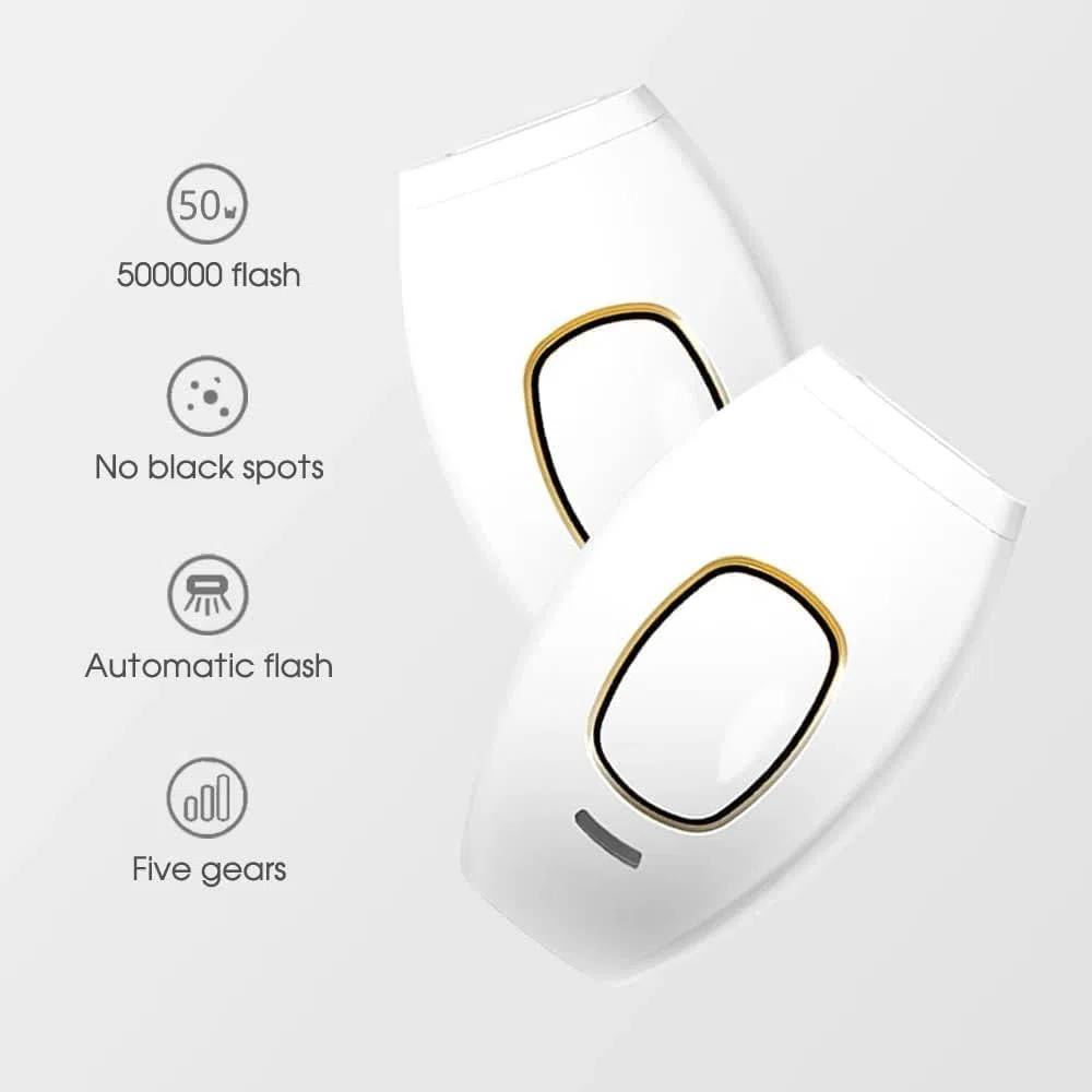 Epilateur à LumièRe PulséE Ipl, 990,000 Flashs Ipl Epilateur Laser Permanente Indolore, 2 Modes 5 Niveaux D'éNergie Epilateur Permanente Pour Femme Et Homme, Corps, Visage, Aisselles, Maillot