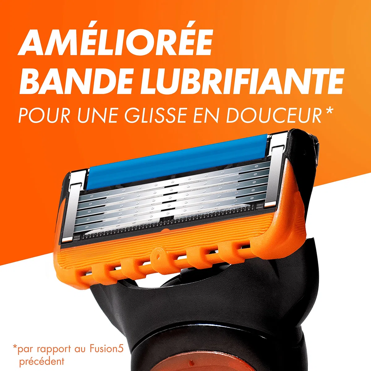 Gillette Fusion5 Recharges De Lames De Rasoir Pour Homme, 11 Recharges De Lames, Optimisées Pour Suivre Les Contours Du Visage, Avec Cinq Lames Anti-Friction Pour Un Rasage De Près