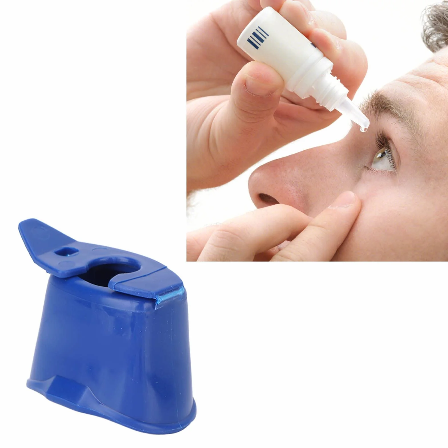 Applicateur portable pour gouttes oculaires, Outil guide et aide facile pour enfants