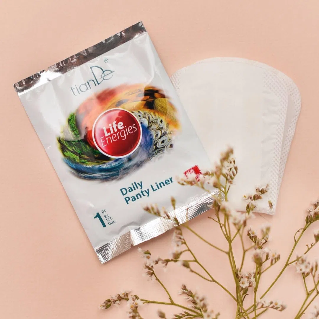 Jour Semelle Hygiénique Comprime"Vital Energy", avec Herbes, TianDe 63601, Paquet d'Épargne 5x1Un.Grand Membrane de Réglage Assure la Protection et le Confort TianDe 1un