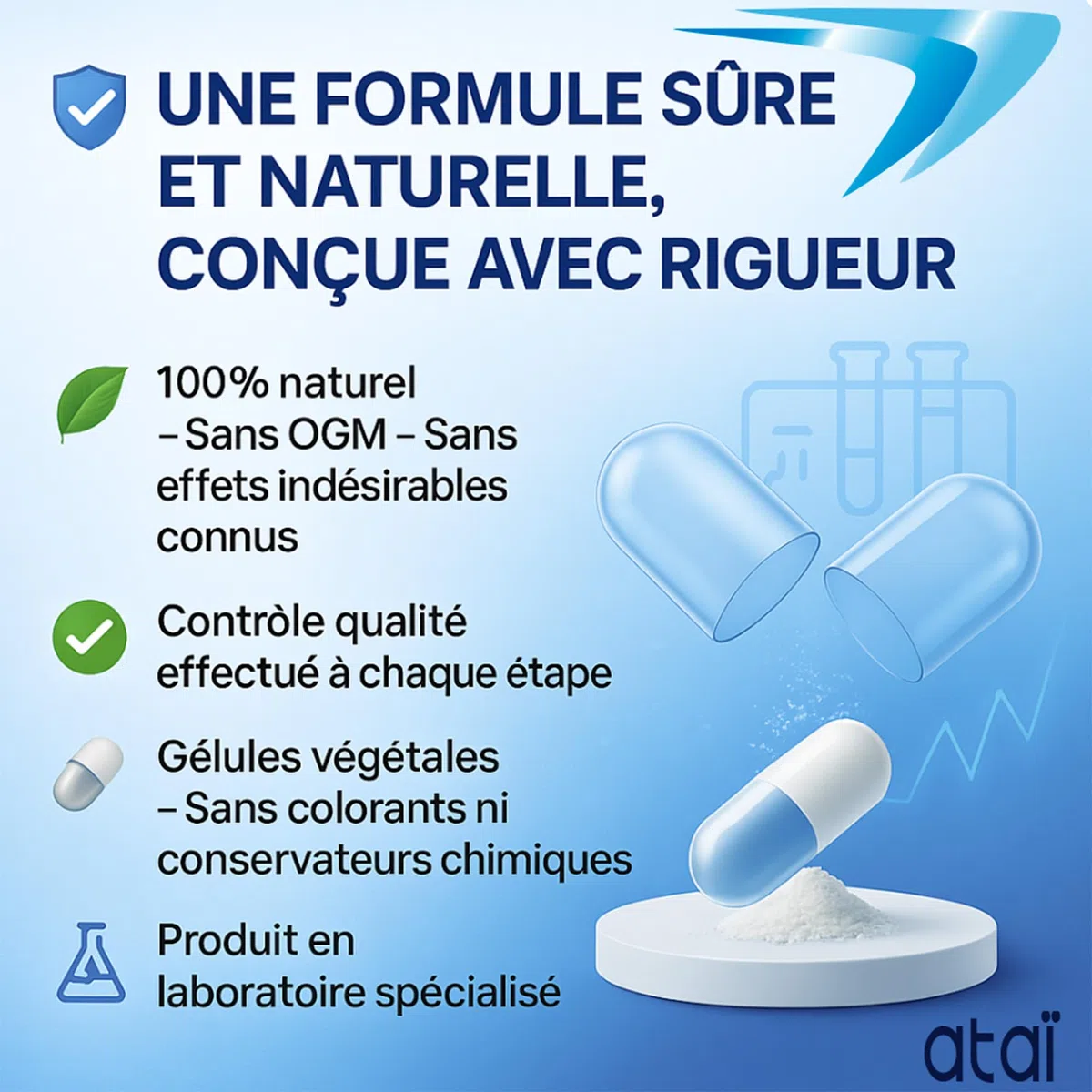 Formule améliorée Homme - Virilité énergie Masculine/Tonifiant Intense pour Homme/Performances et endurance / 10 gélules pour Circulation Sanguine/MACA PANAX GINSENG/FORTENIUM ataï