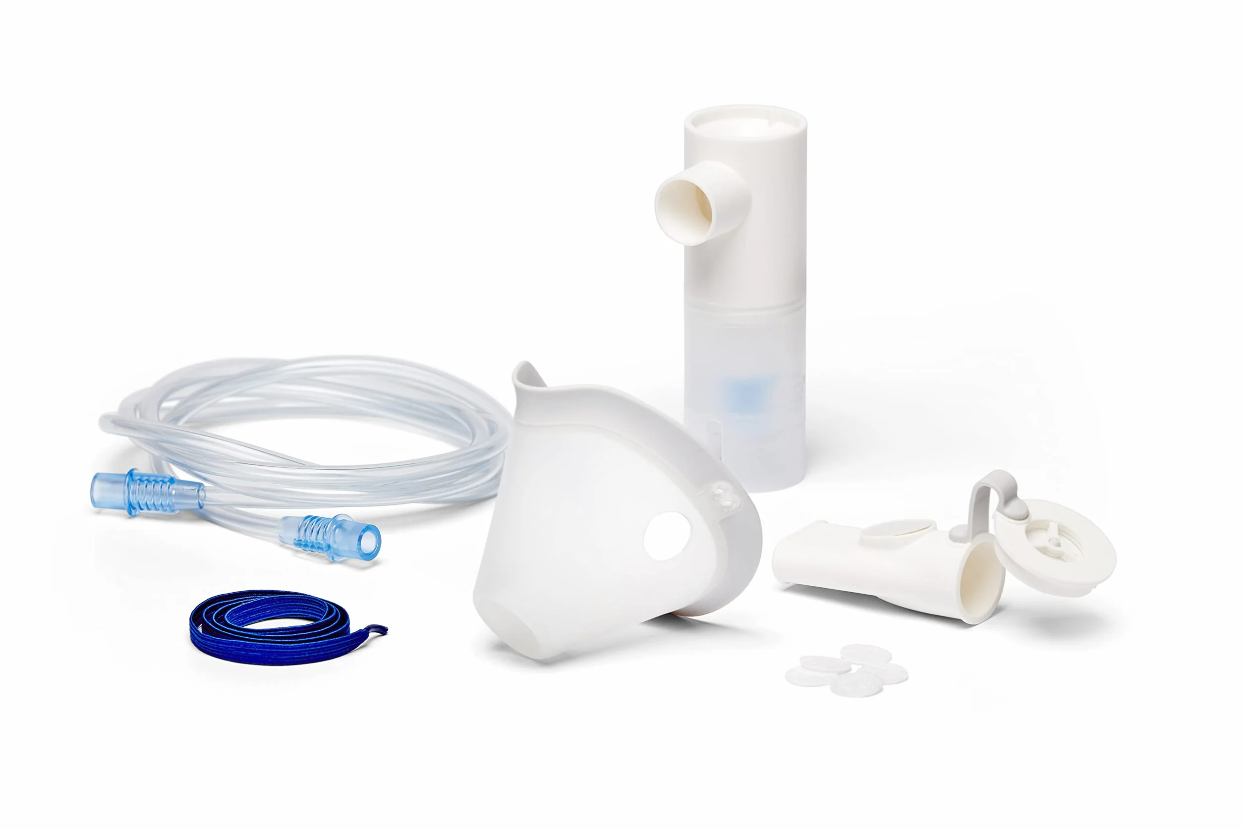 OMRON NEB6034 Remplacement complet d’accessoires pour adultes – Kit pour nebulisateur médical X105 Advanced – Accessoires d’origine pour inhalateur respiratoire OMRON