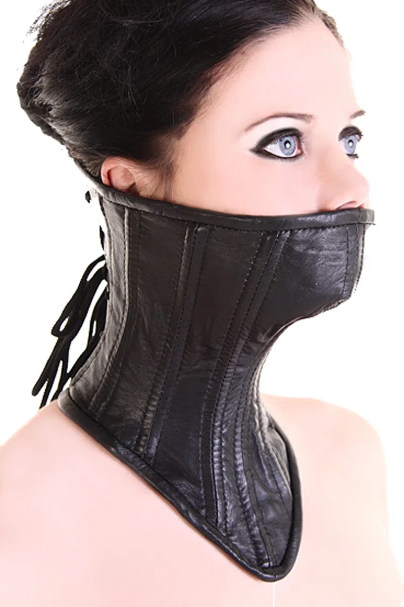 Corset de cou en v?ritable cuir d'agneau