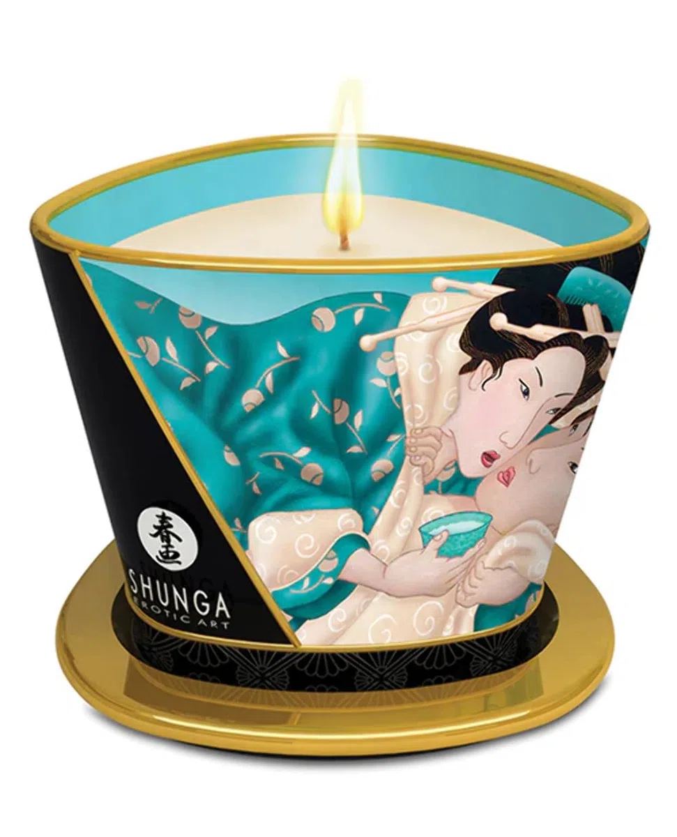 Bougie de massage Shunga Island's Flower Floral 170 ml