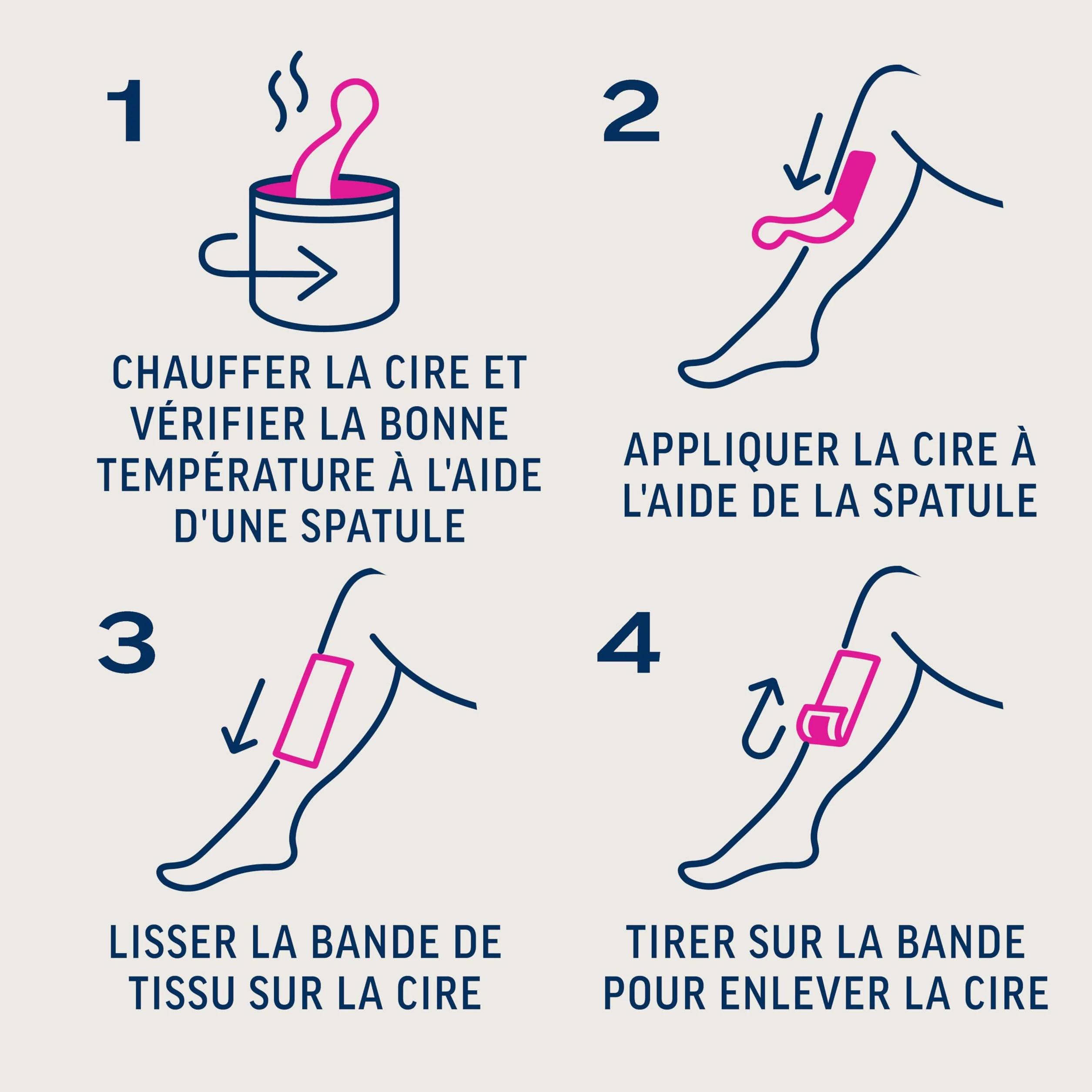 Veet PURE - Cire Chaude au Sucre et Vanille - Epilation Sans Bande - Lot de 3 x 250ml