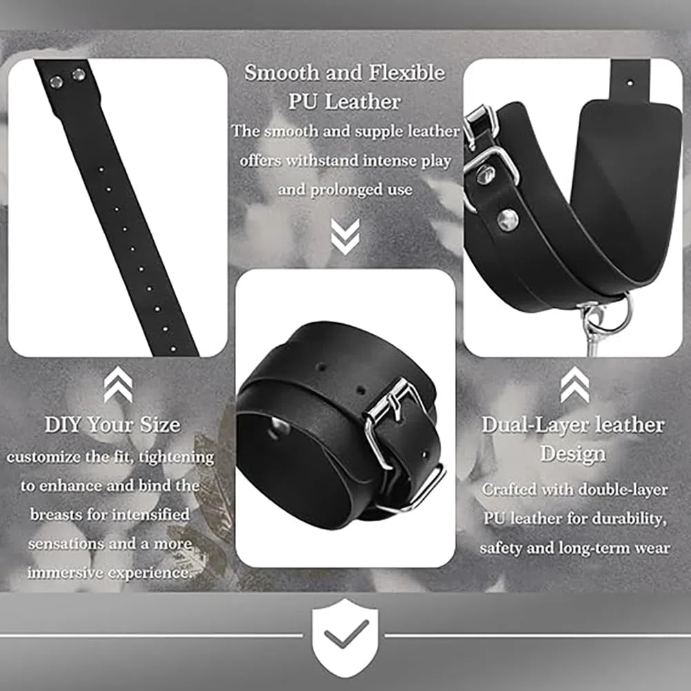 Jouets sexuels BDSM Bondage pour les couples, ensemble de menottes pour les seins, harnais pour les seins de bonnet A à D, jouets BDSM extrêmes pour femmes