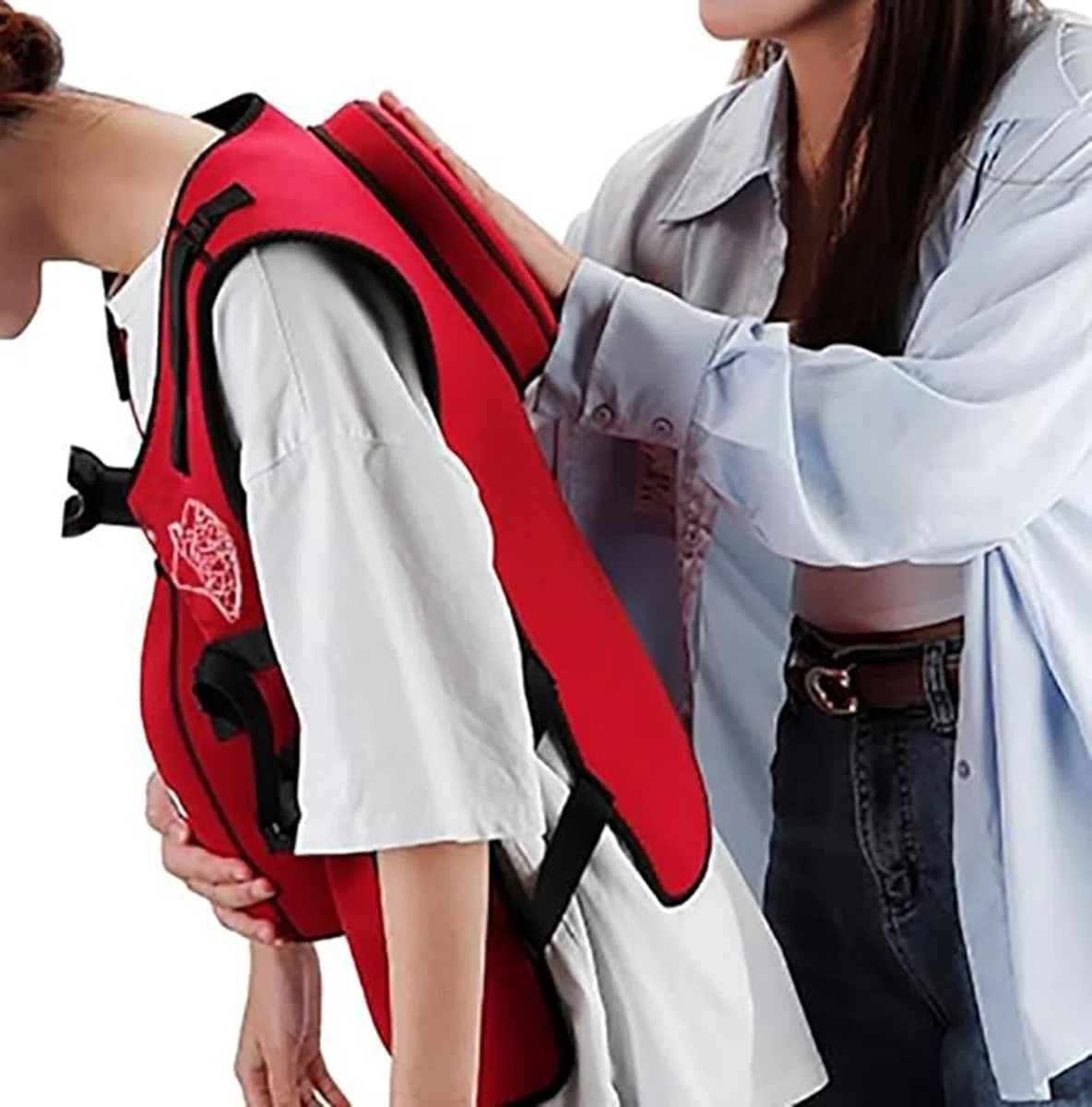 Heimlich Modèle D'entraînement Pratique Gilet D'entraînement Anti-Étouffement Conception Réglable Compétences De Premiers Secours Pour L'éducation De Premiers Secours A