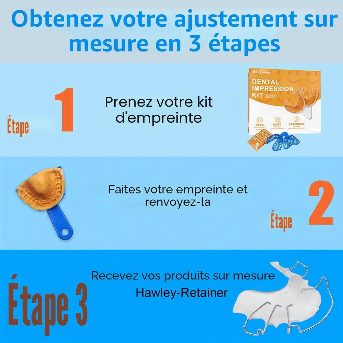 Gouttière de Hawley sur mesure, confortable et durable, sans BPA, adaptée aux adultes et aux enfants, Empêche le déplacement des dents, pour mâchoire supérieure et inférieure - Rose (2 pièces)