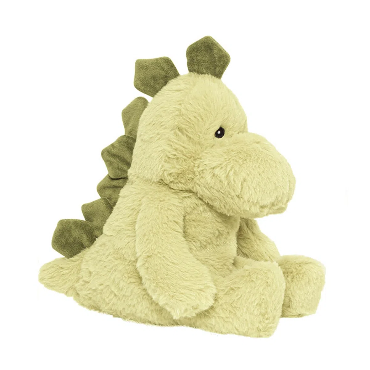 PLIC - Doudou Bouillotte Dinosaure, Peluche Chauffante Micro-Ondes, Sac de Billes Amovible, Chaud & Froid pour Coliques & Bobos, Housse Lavable