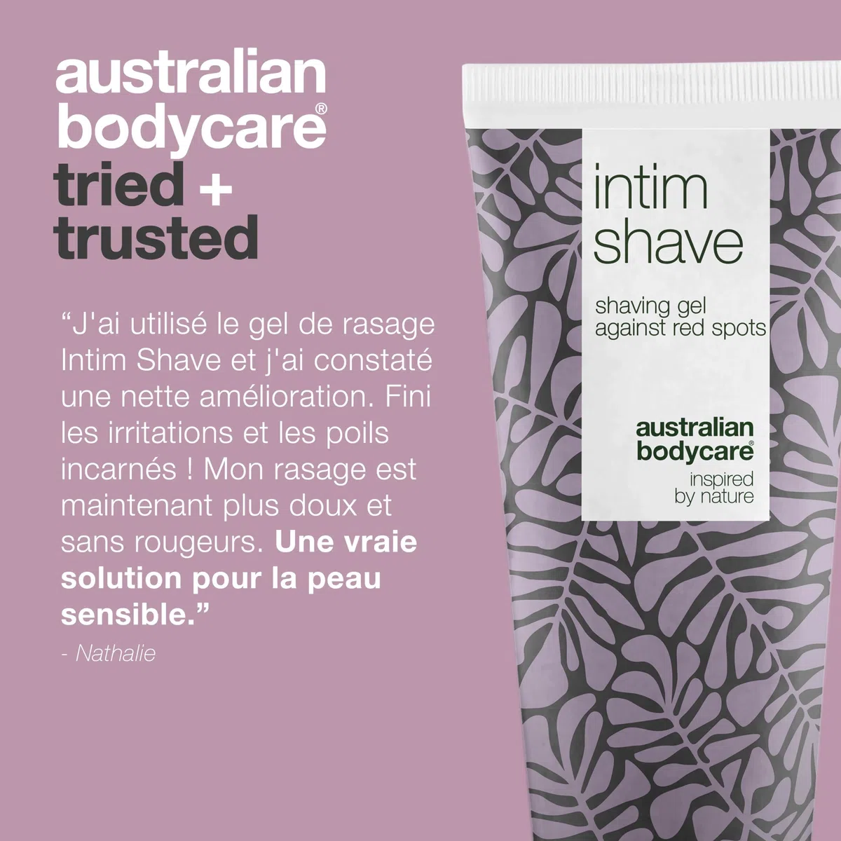 Gel de Rasage Australian Bodycare Intim Shave (200ml) | Pour Poils Incarnés, Irritations et Bosses de Rasoir | pH Equilibré | À l'Huile d’Arbre à Thé d’Australie