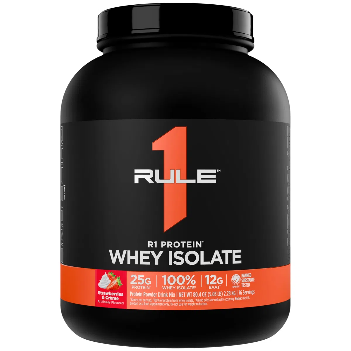 Rule One R1 Protein, Strawberries & Creme - 2280g