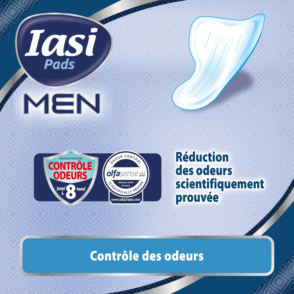 IASI MEN Super Level 3, Protections Absorbantes pour fuites urinaires masculines légères à modérées, 120 Unités