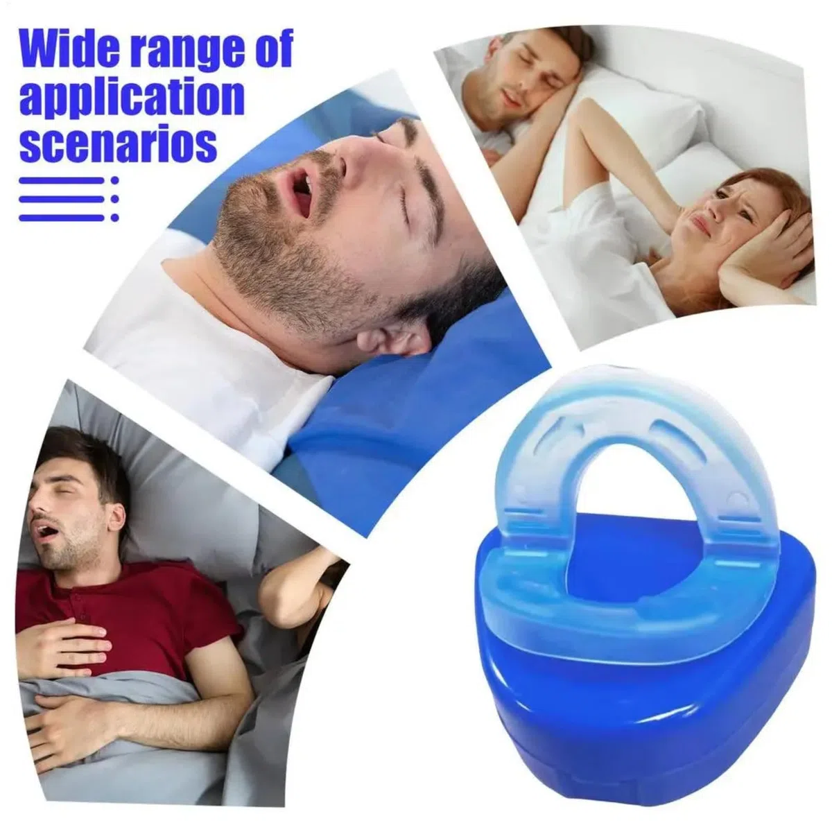 Santavya - Embout buccal Universel Silencieux anti-ronflement, Orthese Anti Ronflement Confortable et Efficace, Dites Adieu au Ronflement (1pcs)