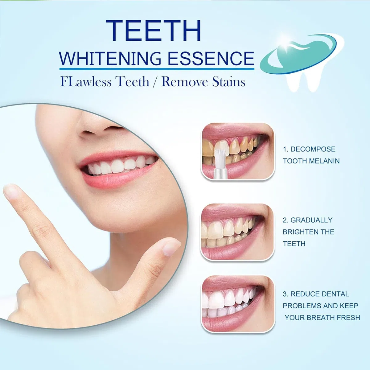 BLEEX Sérum Blanchissant Stylo, Le Stylo Blanchisseur Bleex, Gel Blanchiment Dentaire, éclaircit Instantanement, élimine Les Taches & Jaunissement, Pour Dents Sensibles, Facile à Appliquer (5)