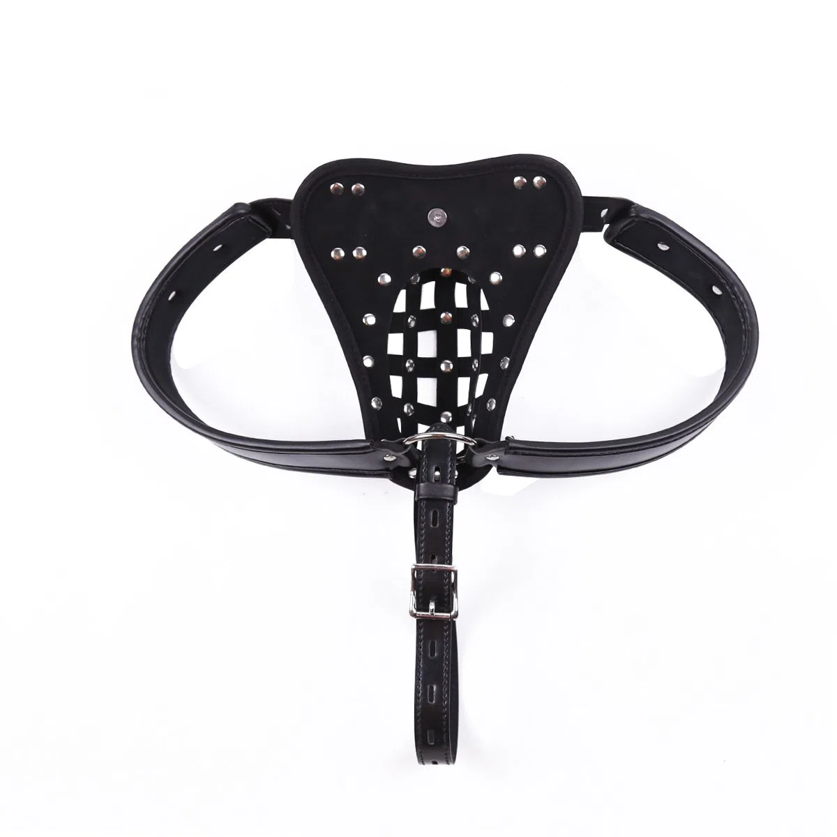 Boowhol Ceinture de chasteté pour homme en cuir avec string SM