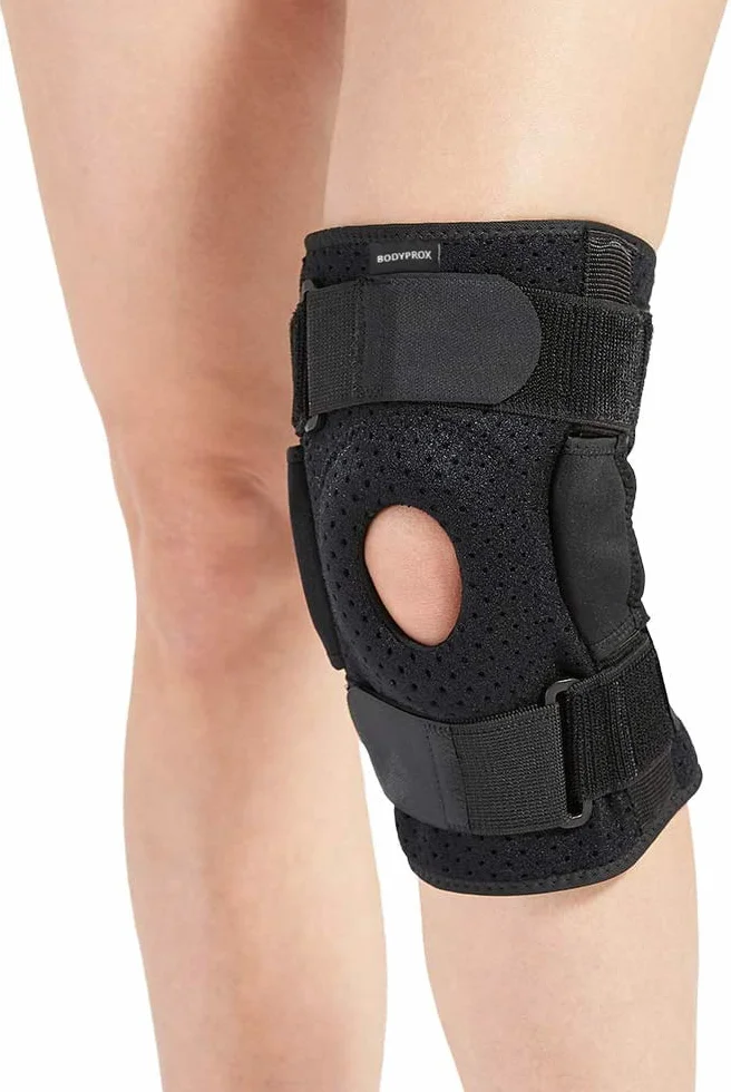 Bodyprox Genouillère articulée pour homme et femme, maintien du genou pour les lésions du tendon, du ligament et du ménisque