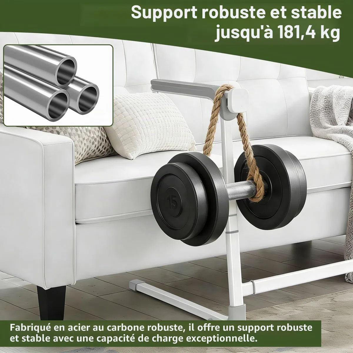 Aide pour Se Lever du Lit, Barre d'appui pour Se Lever, Aide de Hauteur et de Largeur Réglables, Aide au Levage de Canapé, Ergonomique pour Canapé pour Patients, handicapés