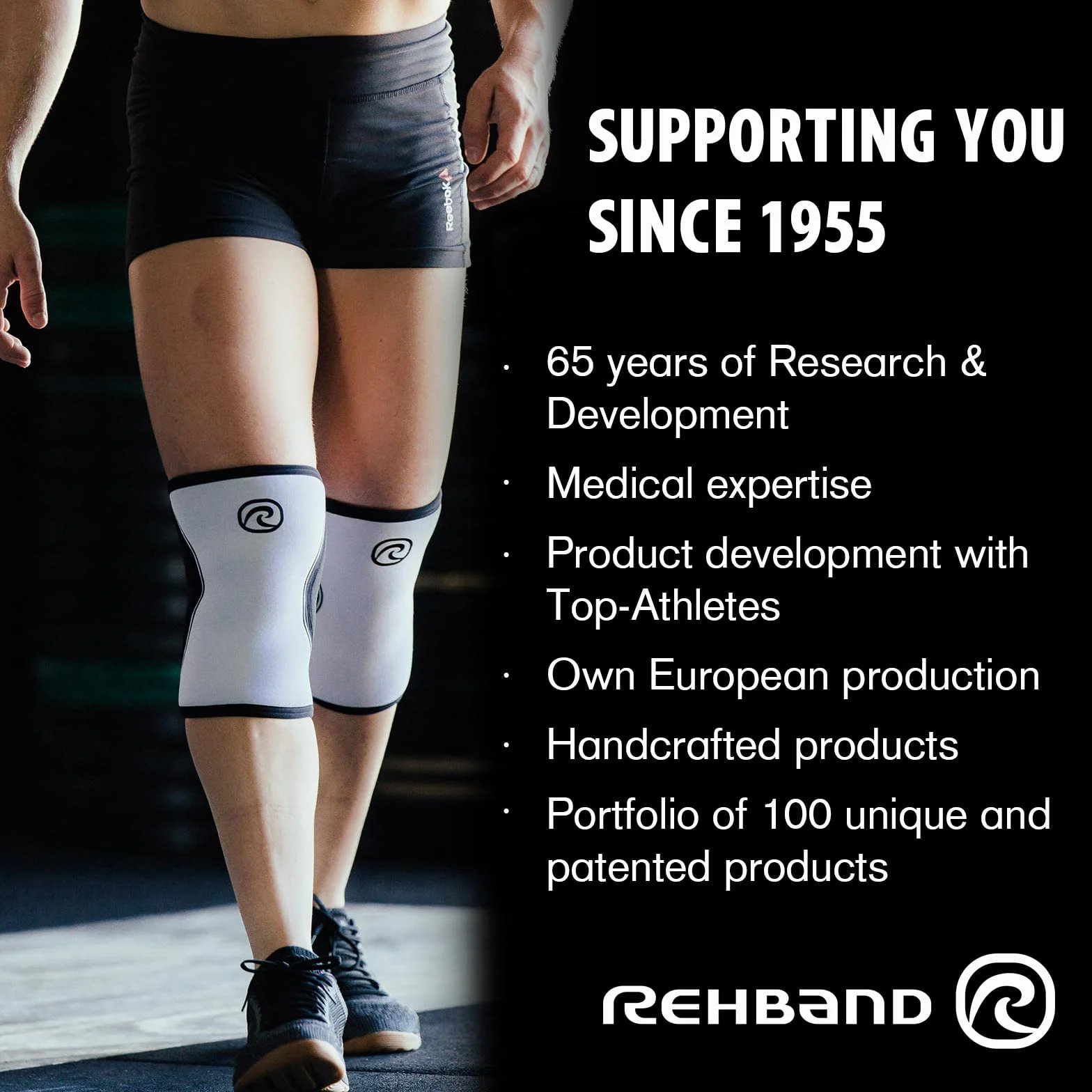 Rehband PRN Bandage de coude, 1 pièce, Rembourrage de coude, Rembourrage de Handball, Protection de coude en néoprène pour Le Handball et Le Volleyball