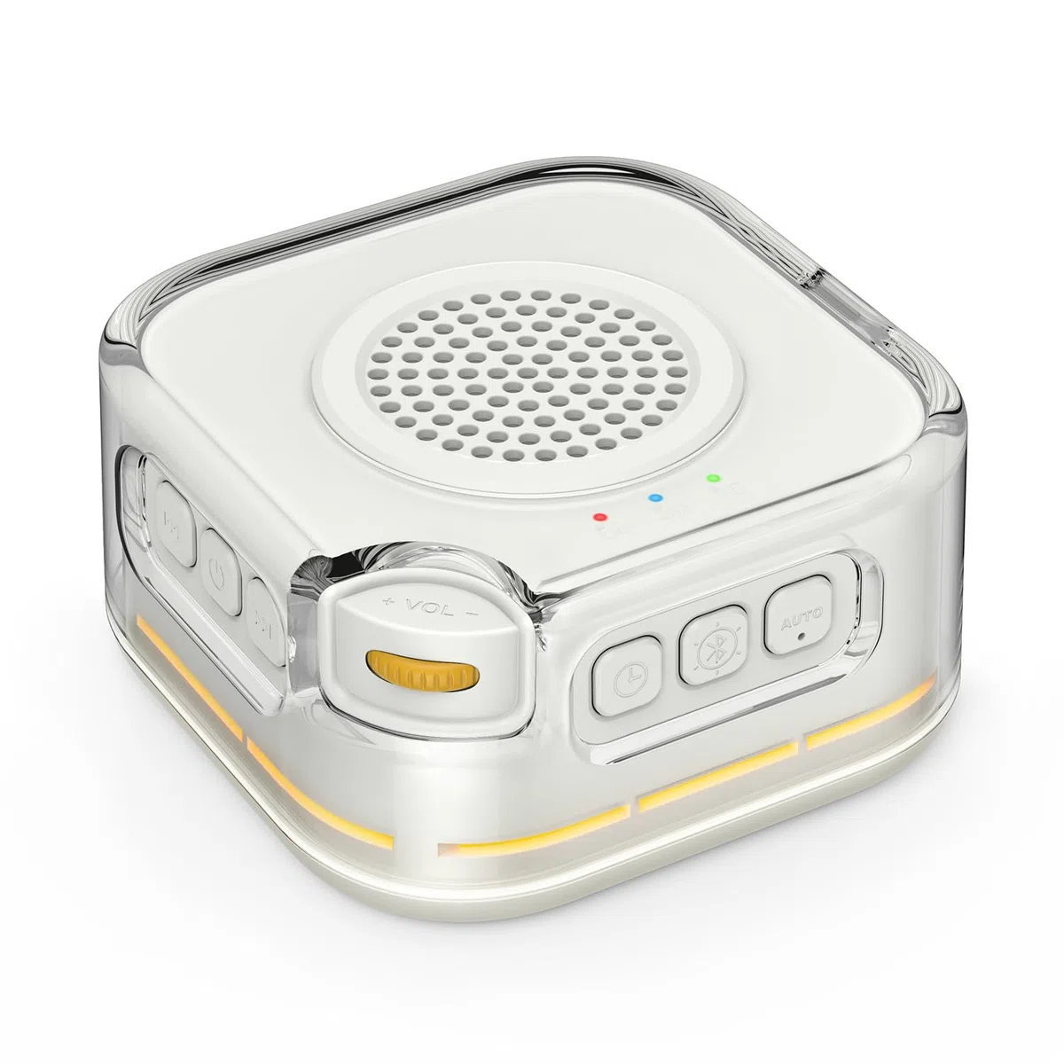 ORIA Machine à Bruit Blanc Portable, 28 Sons Apaisants, Veilleuse 3 Niveaux, Minuterie 15/30/60min, Batterie 1000mAh USB-C, Bluetooth, Aide au Sommeil pour Bébé Adulte Maison Voyage Bureau