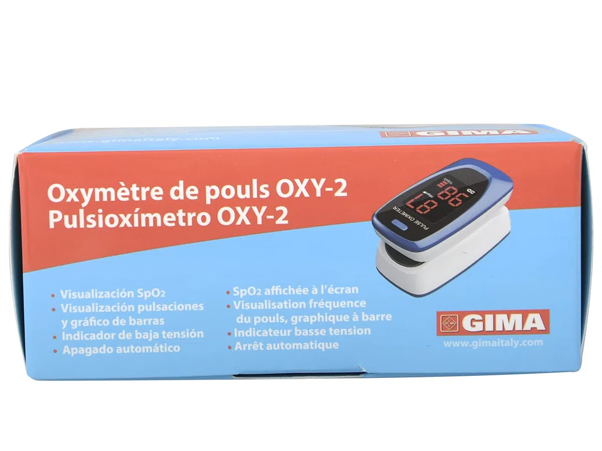 GIMA 35072 Oxymètre du doigt pour SPO2 et Evolution d'une évaluation d'impulsion