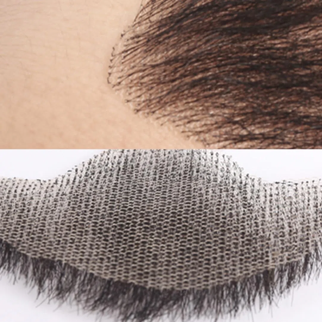 Faux Hommes Barbe de la Barbe réelle Moustache Moustache Barbe la Vie comme la Moustache de Vraie Cheveux Fausse Moustache pour l'homme, Vie comme la Moustache de Vraie Cheveux