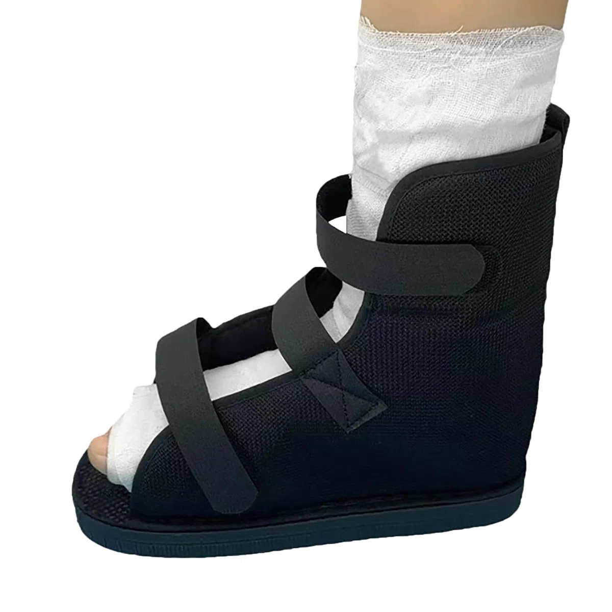 Chaussure de Plâtre Post-Opératoire Chaussons Rééducation Fracture au Pied Chaussure de Fixation Fracture Cheville Pied Réglable Respirant Pied Gauche et Droit Universel