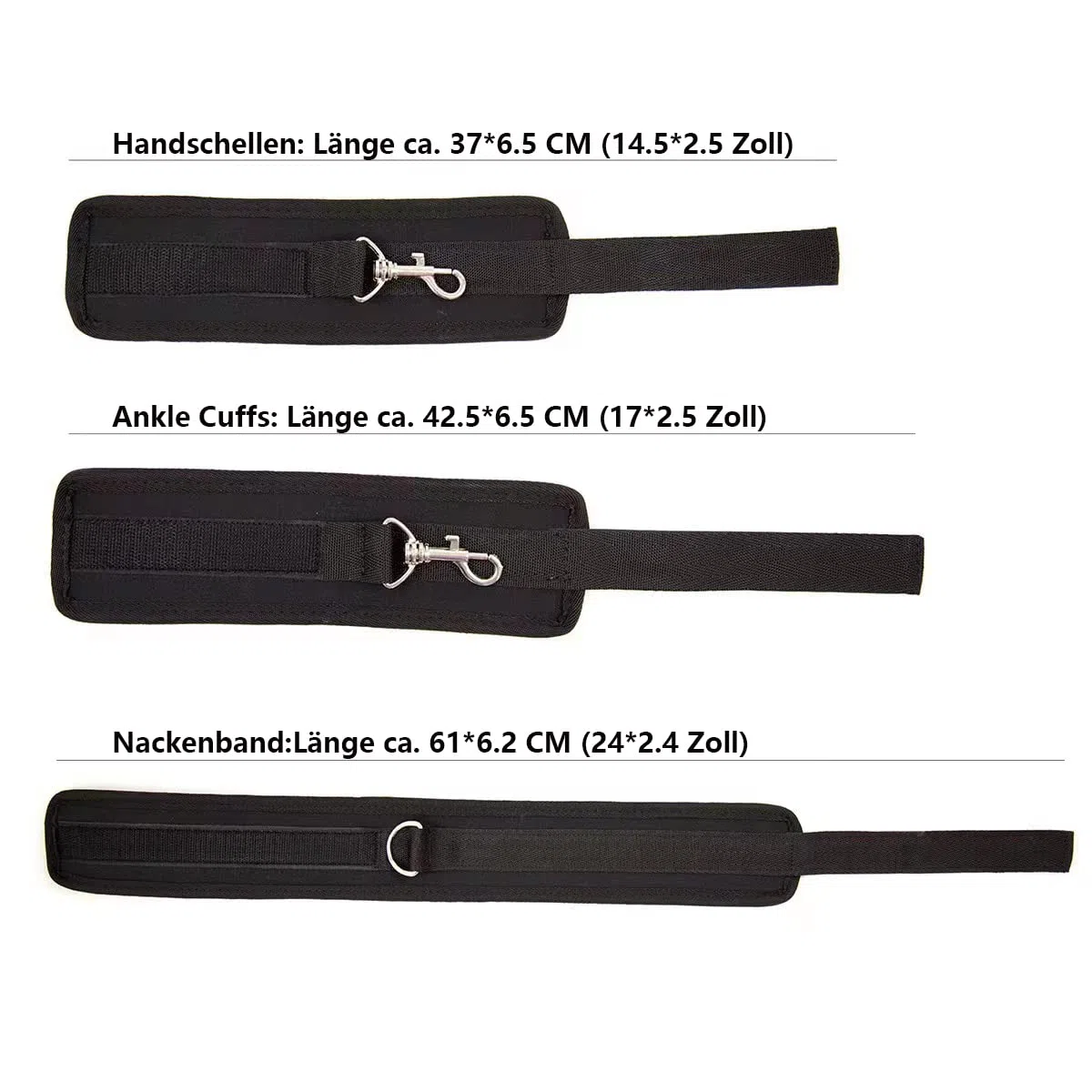 Ceinture de Bondage et Tubes en acier Ensemble de Bondage SM Réglables Menottes de Cheville Jouets Sexuels érotiques Sexuelles SM avec Barre D'écartement en Métal pour débutants et professionnels