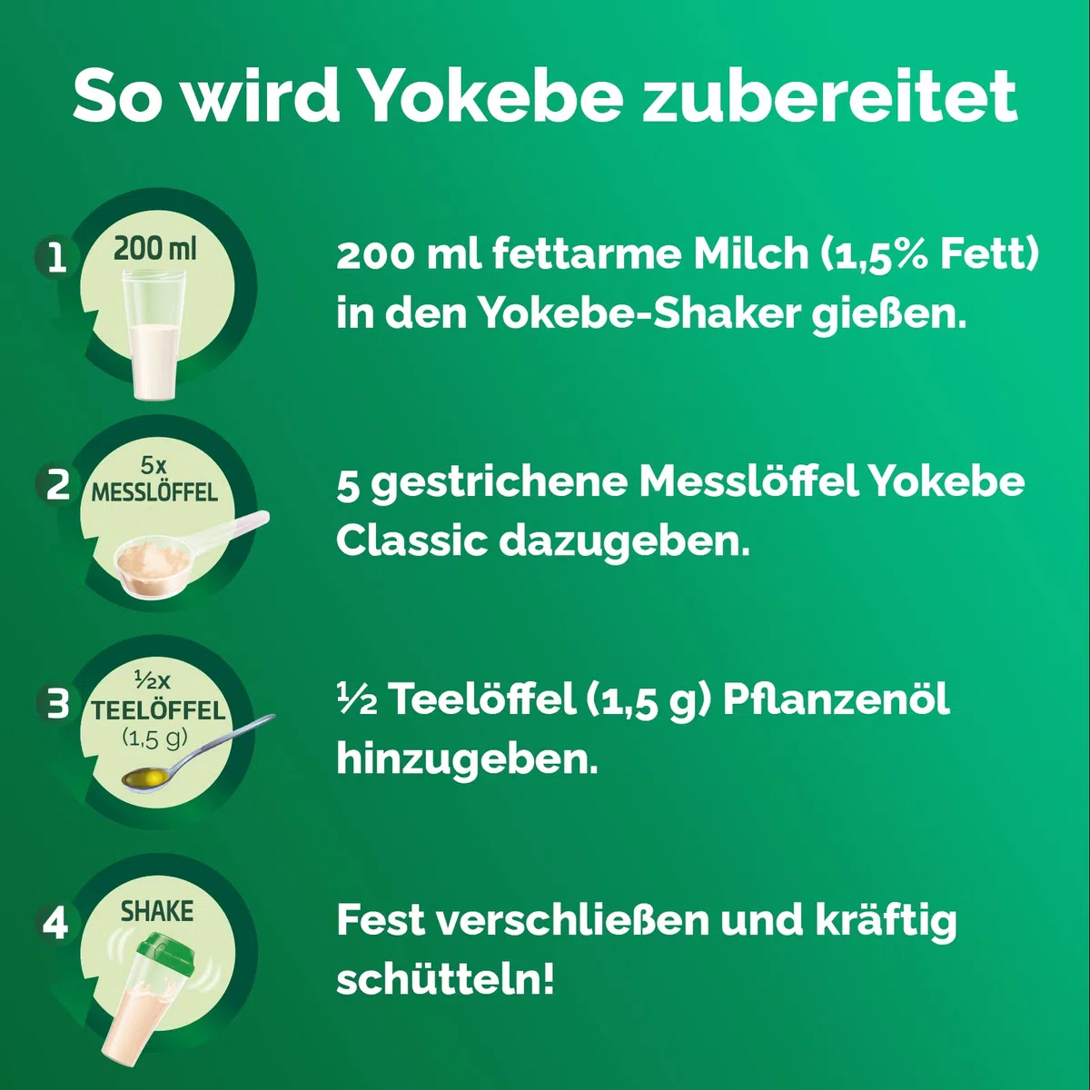 Yokebe Classic Lot de 2 packs de démarrage avec shaker pour perdre du poids Sans gluten et végétarien Substitut de repas pour perte de poids avec protéines de qualité supérieure 500 g, 12 portions