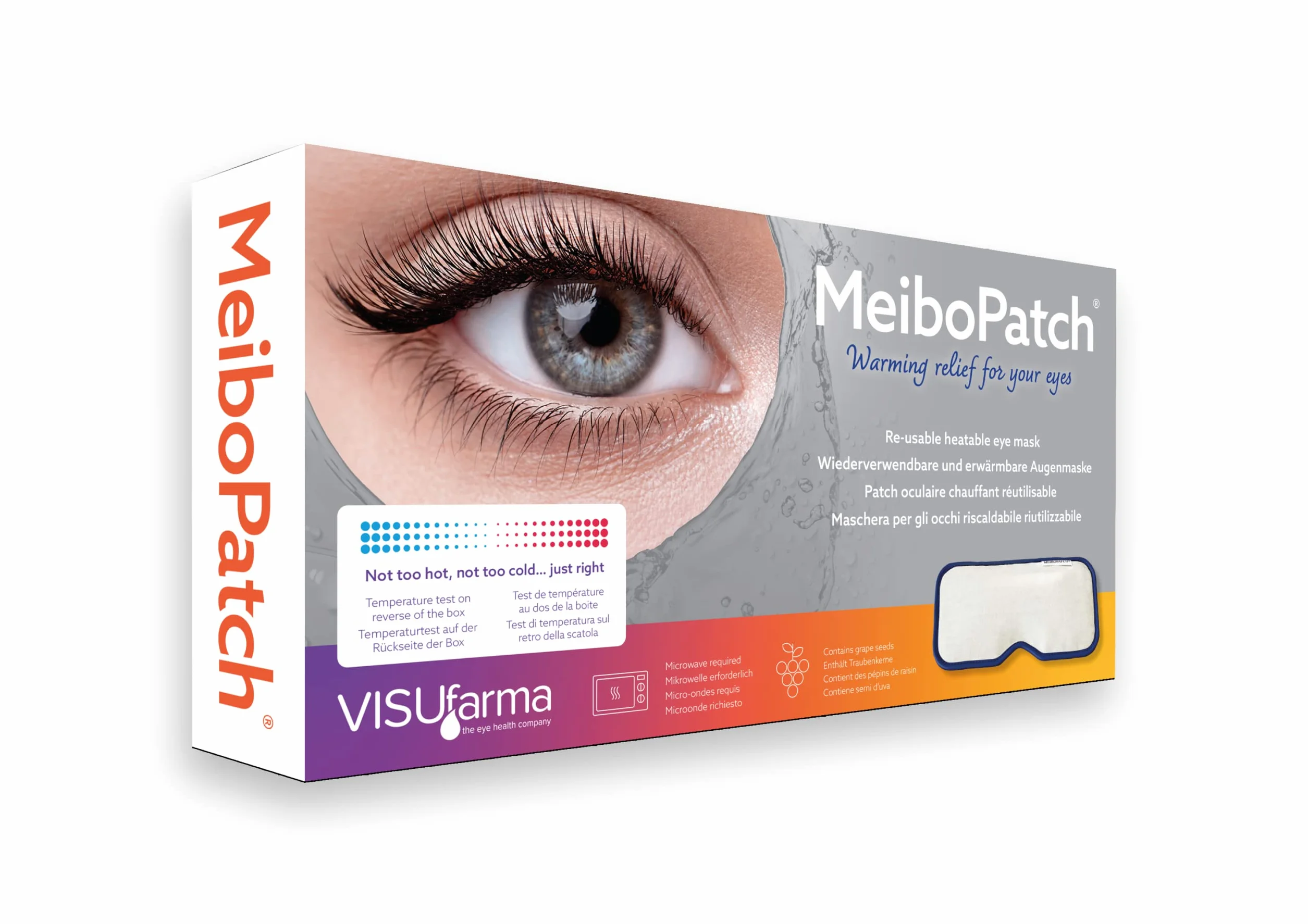 VISUfarma Meibopatch Patch Oculaire Chauffant Réutilisable
