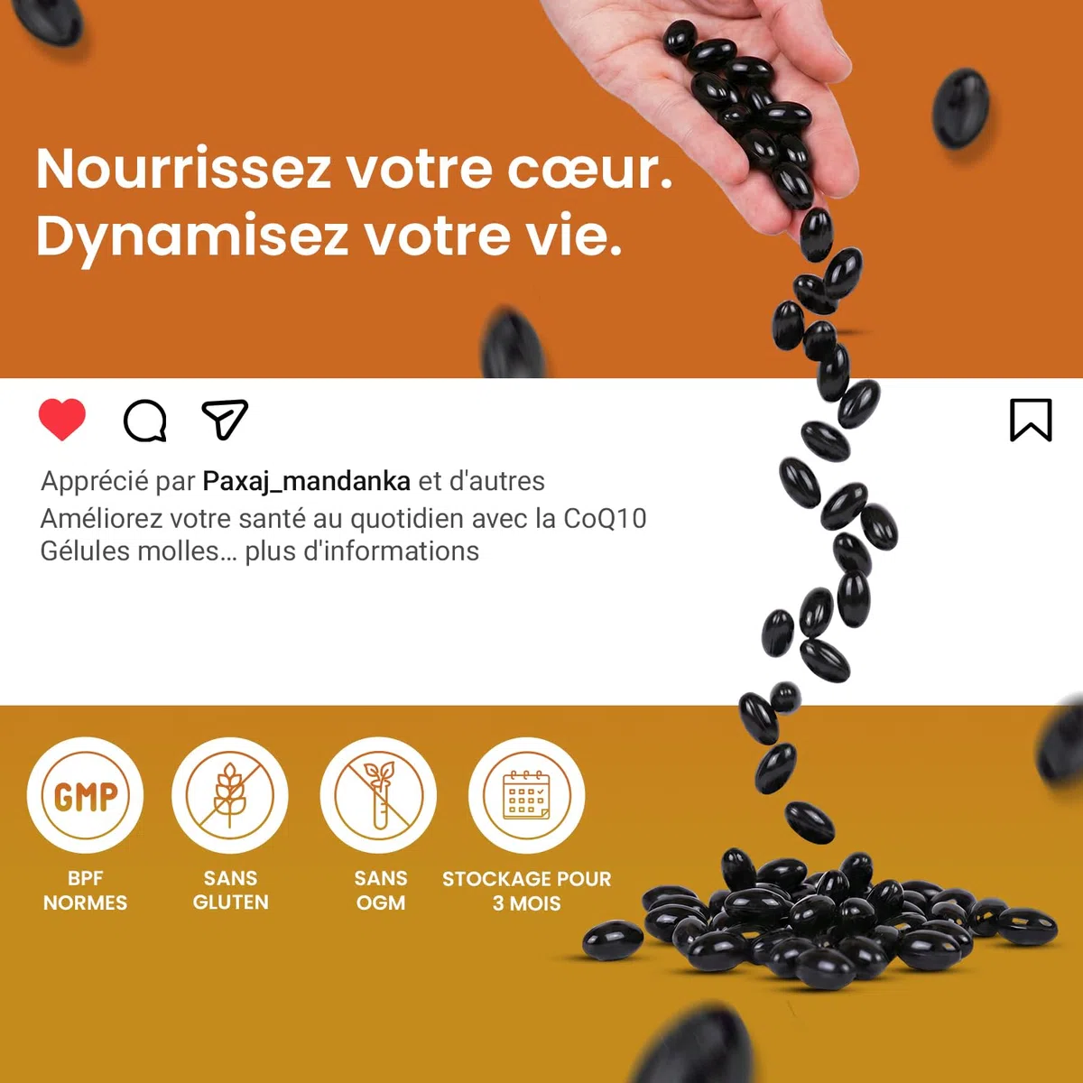 VED CoQ10 500 mg | Coenzyme Q10 | Force maximale | Coenzyme d'ubiquinone naturellement fermentée | Formule naturelle supérieure | 500 mg 90 gélules.