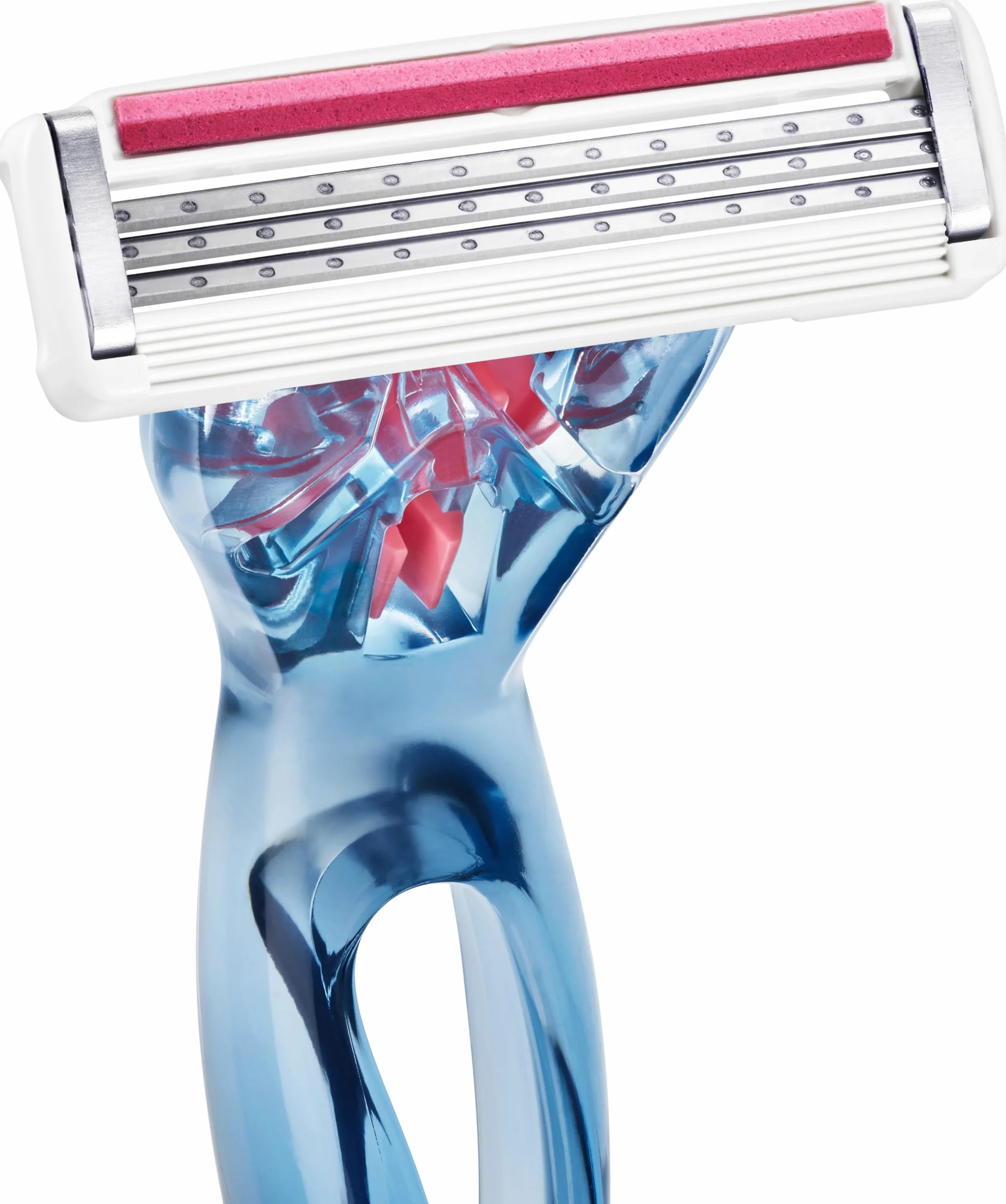 BIC Click 3 Soleil Sensitive Recharges Rasoir Femme 3 Lames Mobiles et Bande Lubrifiante - Boîte de 8 recharges
