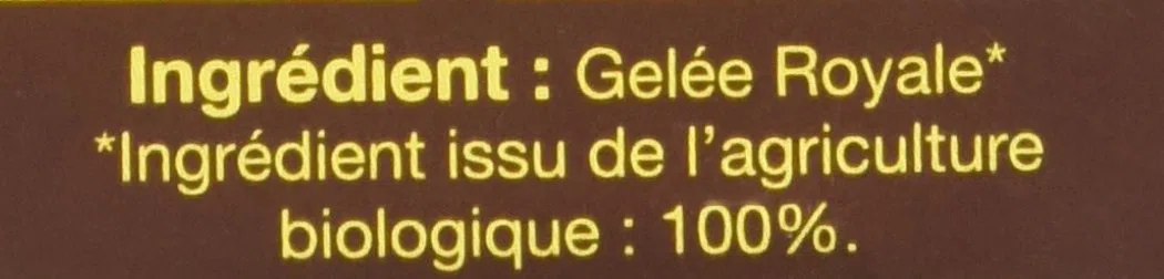 Gelée Royale Bio Non Congelée 25 g