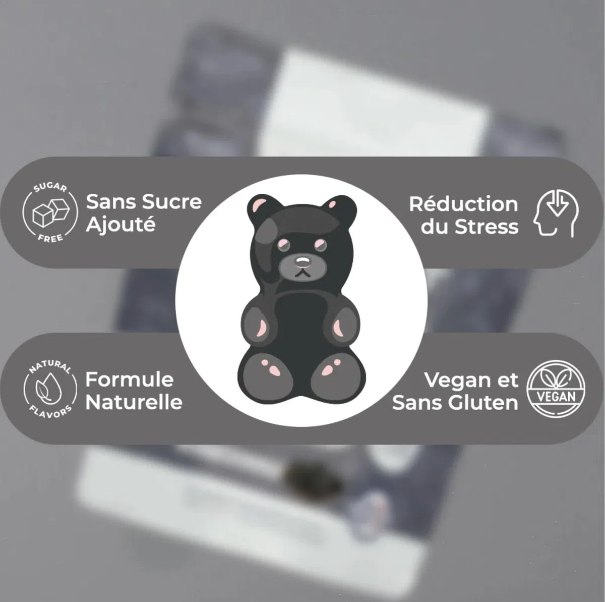 Gummies Shilajit Pur Bio en sachet, Shilajit Himalaya, Boost métabolisme, Libido et Energie, Acide Fulvique, Soutien Immunitaire pour hommes et femmes, complément alimentaire 100% Naturel