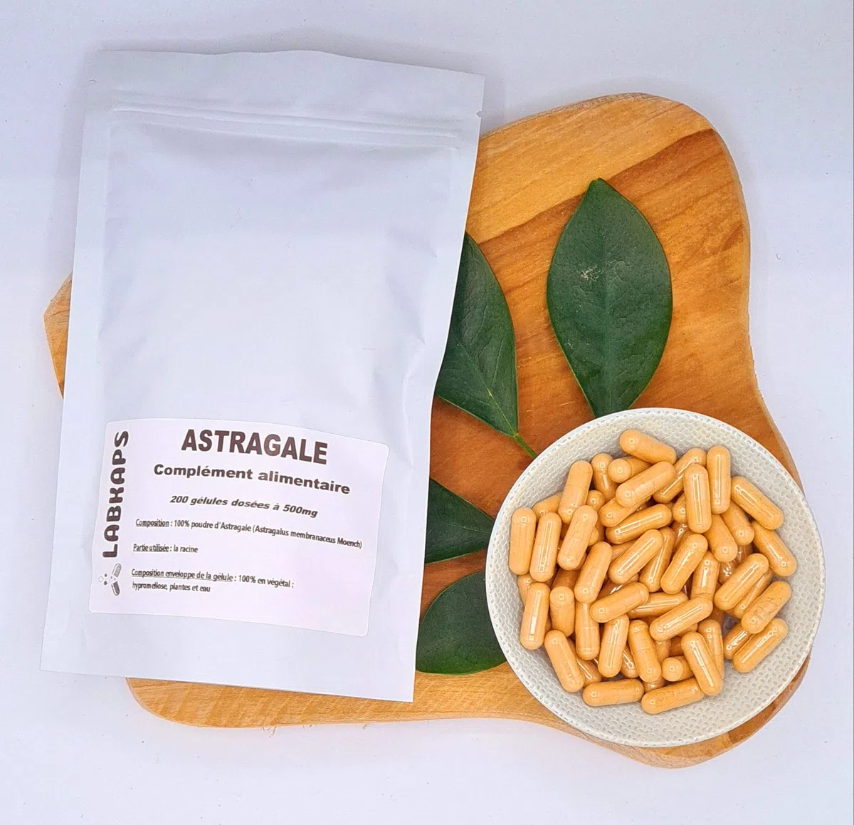 ASTRAGALE 200 gélules dosées a 500mg - complément alimentaire