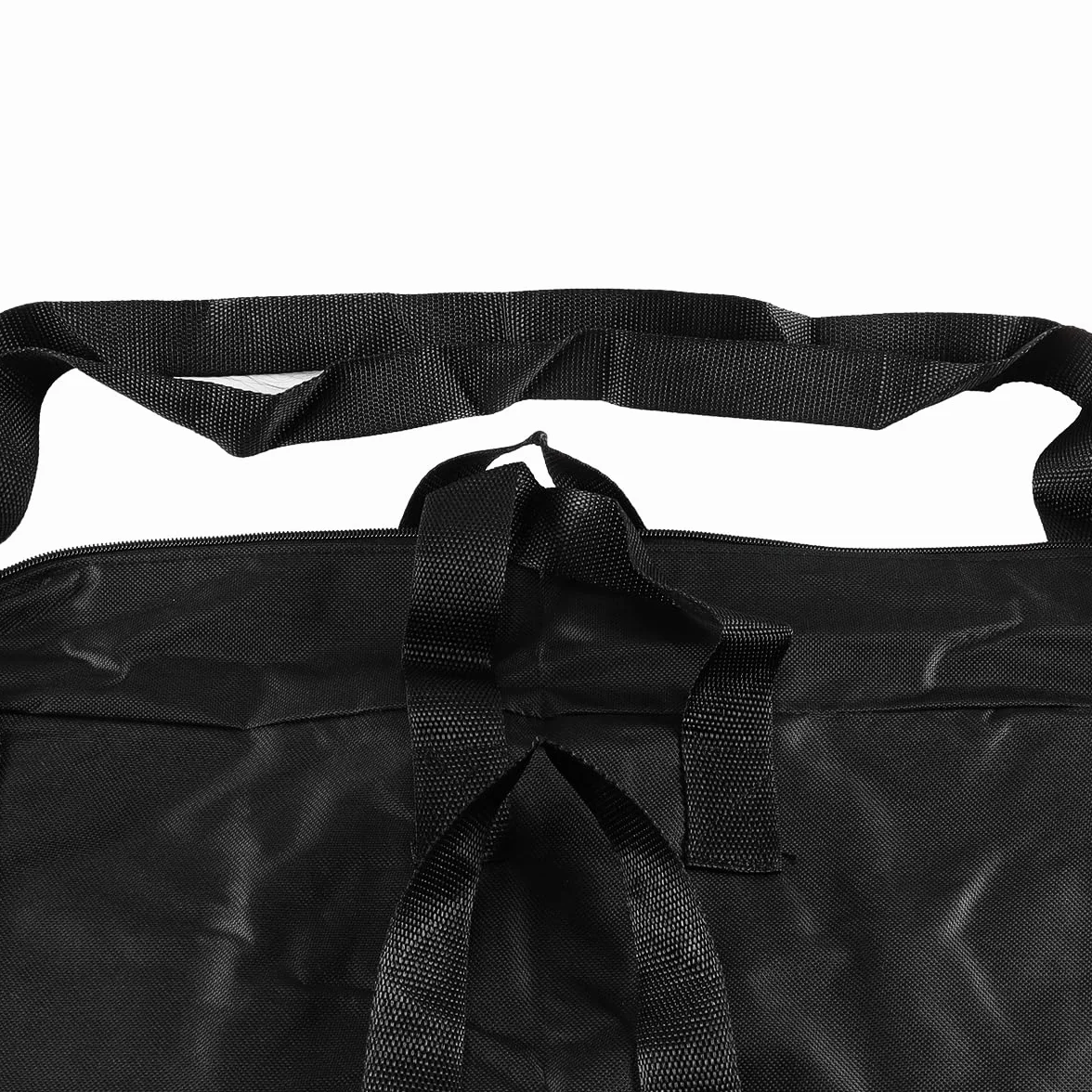 Sac de transport pour lit de massage pliable en tissu Oxford 600D imperméable, sac à bandoulière portable pour table de spa pour lit de massage 90 x 62 x 18 cm (noir)