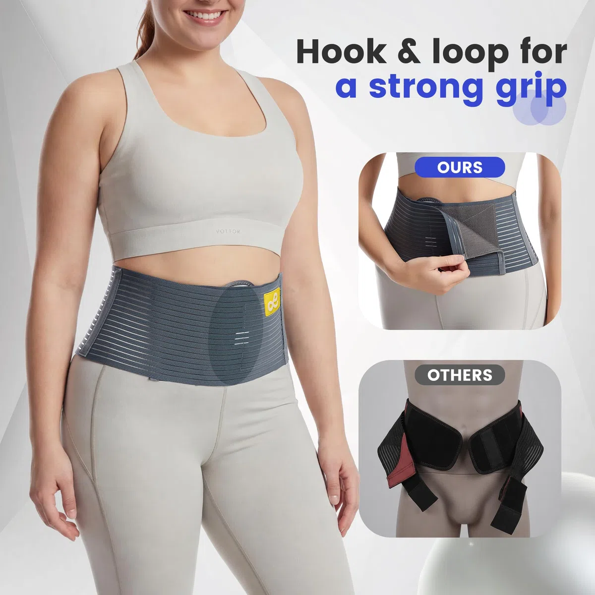 Ceinture hernie ombilicale. Ceinture abdominale medicale pour hernie ombilicale. Gaine abdominale orthopédique avec soutien ombilical(L/XL)