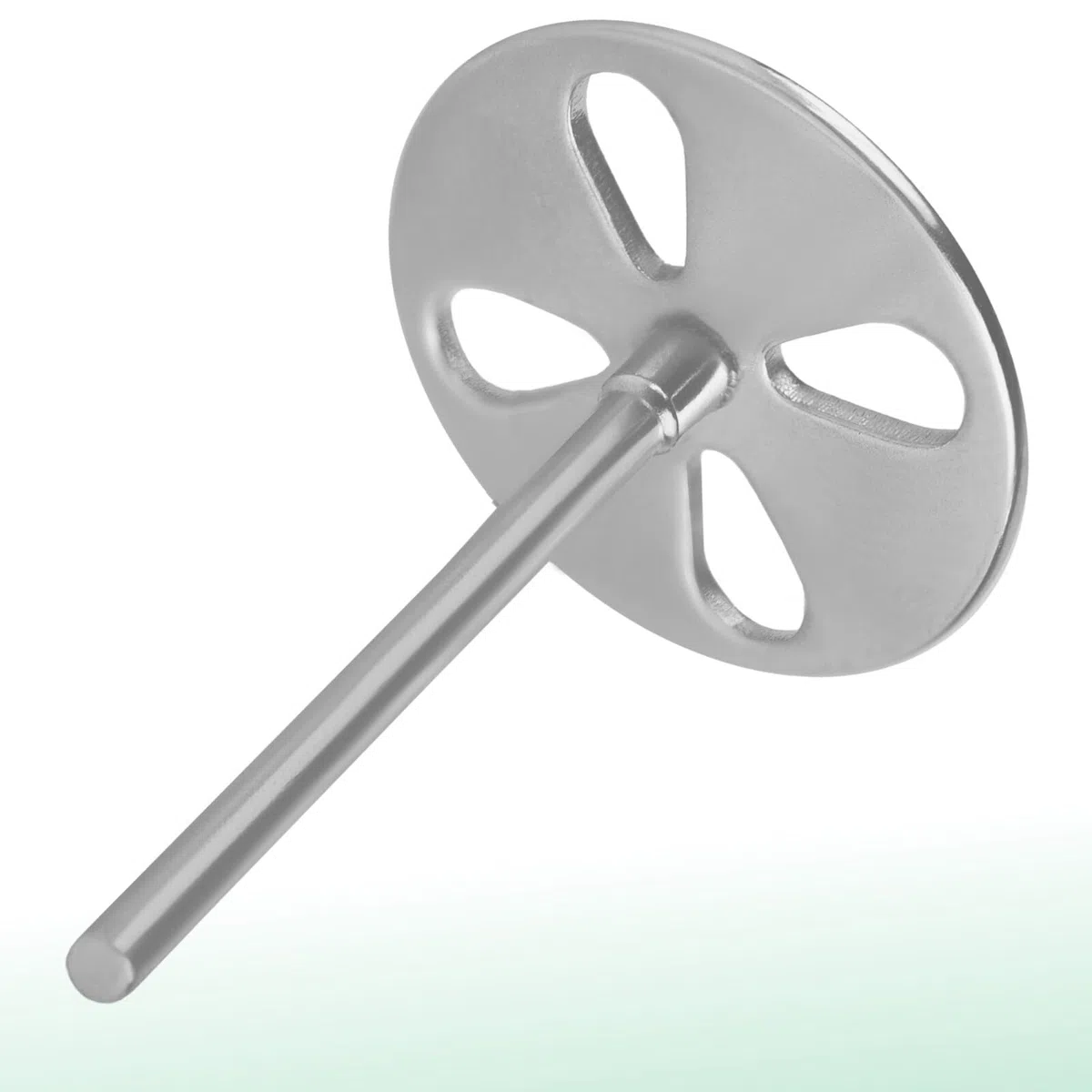 Staleks Pododisc EXPERT Disque de pédicure en acier inoxydable rallongé + 5 tampons adhésifs jetables 180 g Diamètre 25 mm