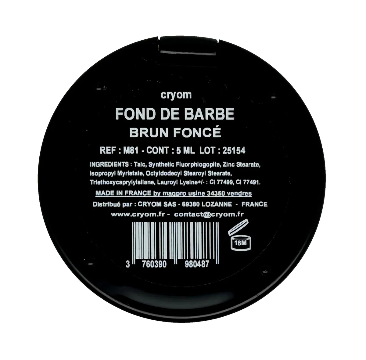 Routine Barbe de 3 jours (Fond de Barbe + Applicateur Mousse) pour densifier et assombrir une barbe de 3 jours. Sec instantanément, résiste à l'eau, tenue 24h. (Brun foncé)