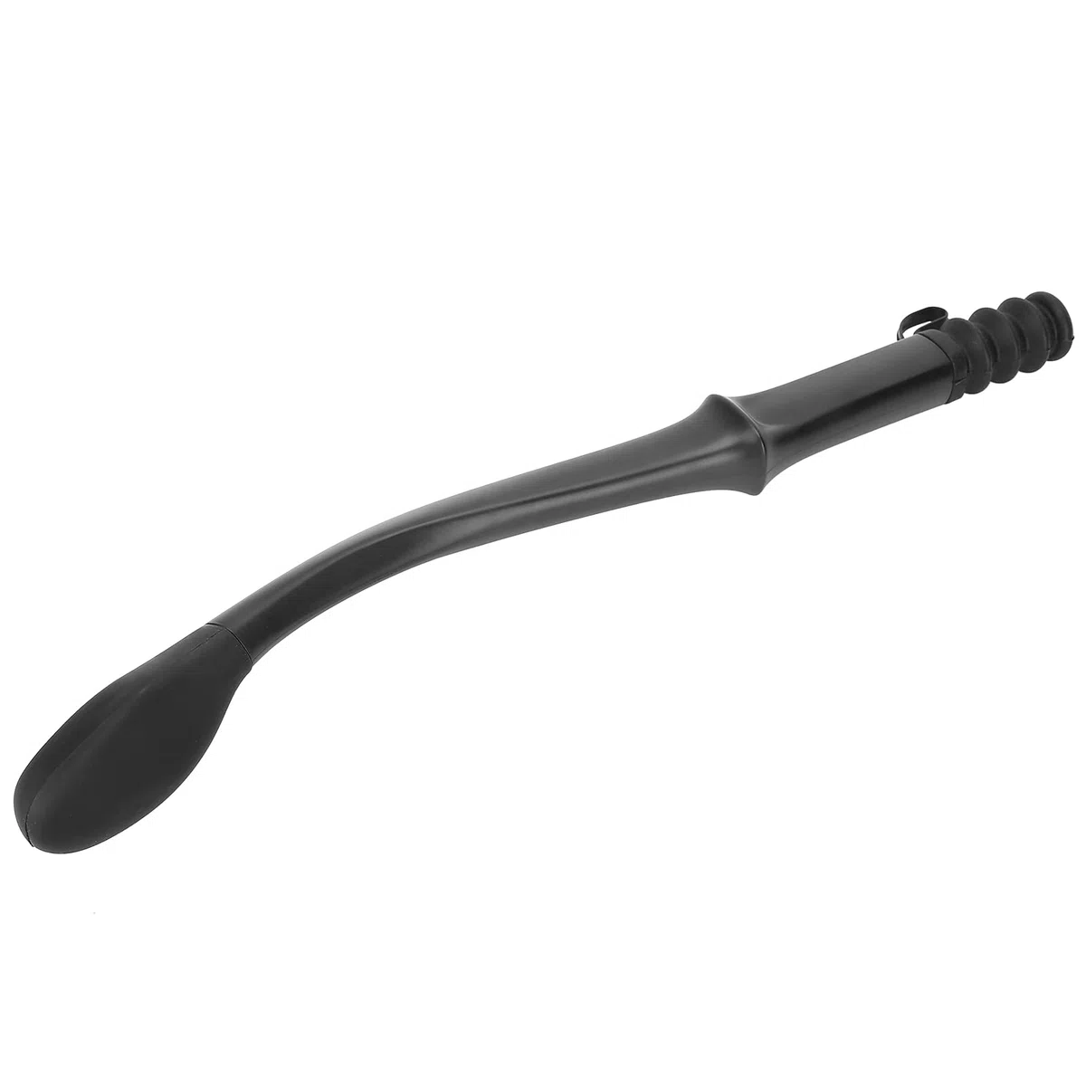 Poignée d'essuyage toilette, Manche long 40 cm, Accessoire confort salle de bain, Poignée antidérapante rigide noire