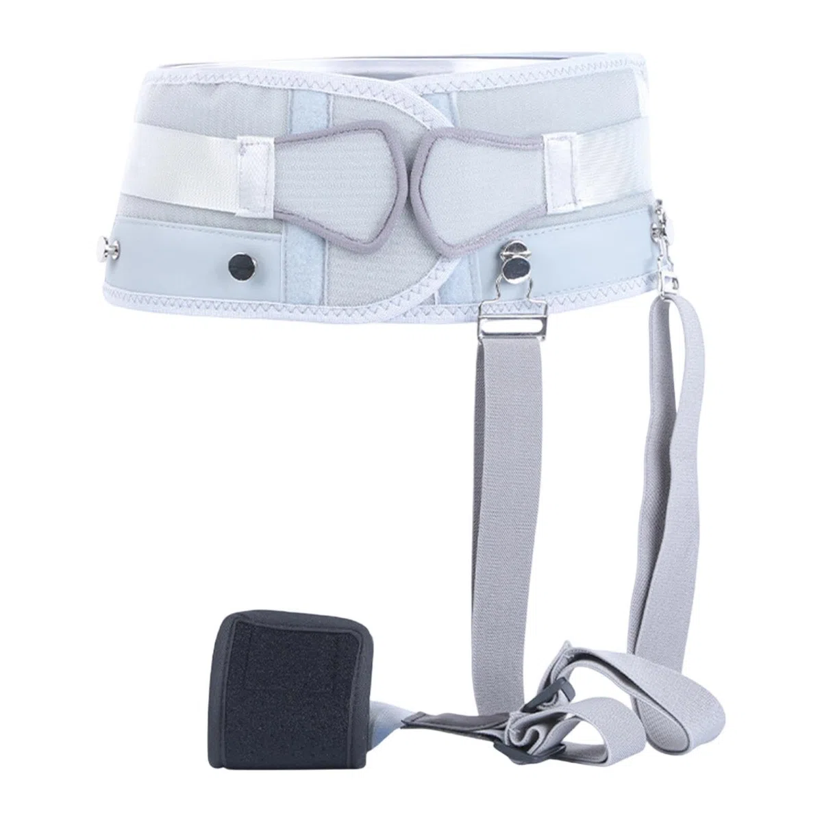 Aide à La Marche, Ceinture de Gait à Boucle avec Sangles de Jambe Détachables, Dispositif de Soutien pour laRééducation des Jambes, Aide au Lever pour Personnes Handicapées, pour Personnes âgées, L