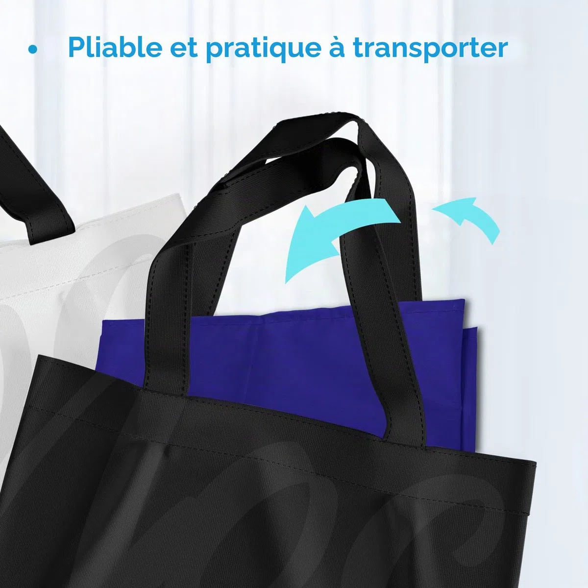 [LOSCHEN] Drap de glissement Bâche coulissante tubulaire pour le transfert des patients, feuille coulissante pour aider au transfert des personnes âgées (100x200cm（39“x79”）, Dunkelblau)