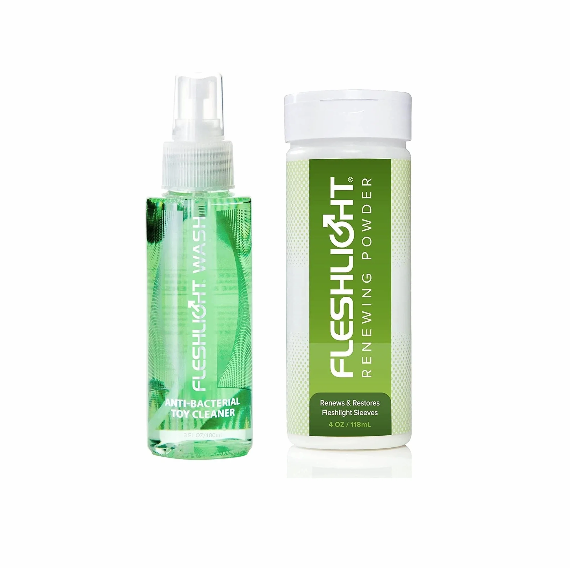 Pacchetto di Cura Fleshlight – Polvere per Fleshlight e Detergente per Fleshlight – Il Miglior Pacchetto di Cura per il Tuo Sex Toy Maschile Fleshlight.