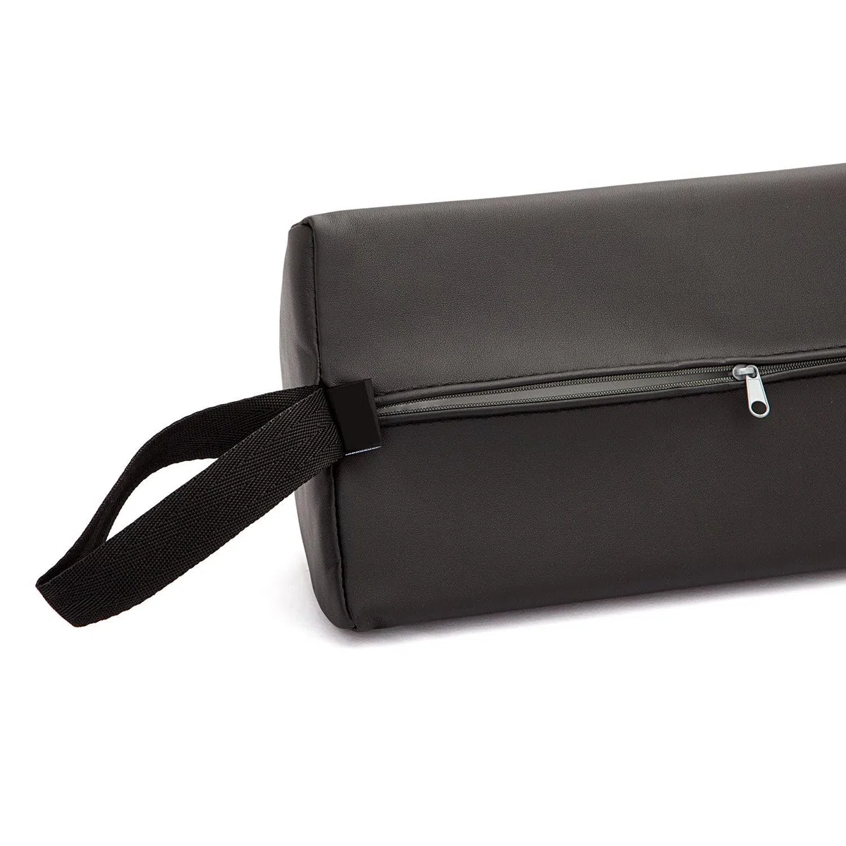 WellTouch Rouleau de Rangement Semi-Circulaire pour Table de Massage - Coussin de positionnement pour Massage et thérapie - Taille S : 65 x 15 x 7,5 cm (Noir)