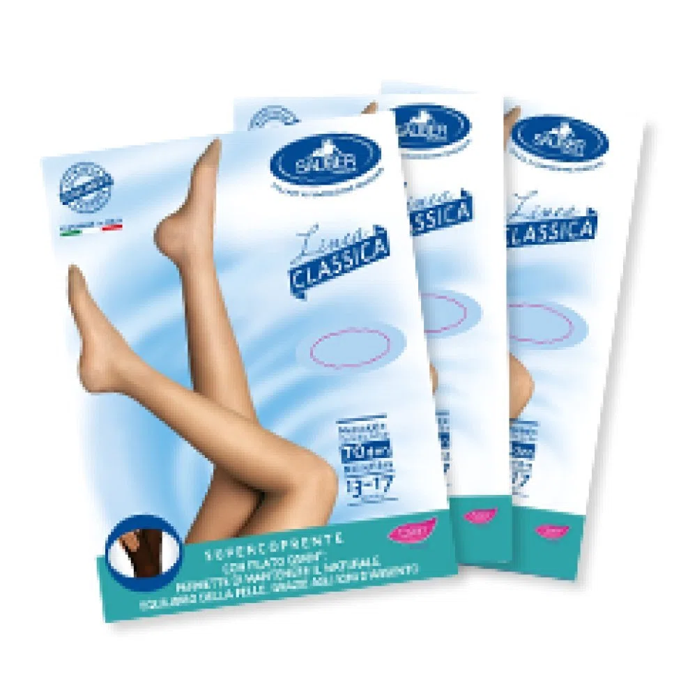 Sauber Pharma Ligne collants super opaques 70DEN Mesh Couleur Lisse Chocolat Taille 2